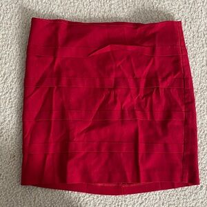 Forever 21 Vibrant Red Mini Skirt